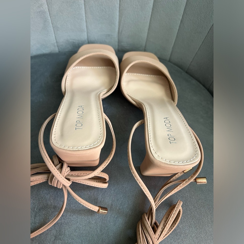 Top Moda Tan Heels - Picture 7 of 11